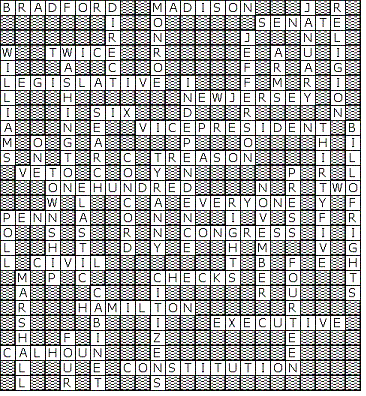 Academic Crossword Puzzles For The Classroom - Civics Solution